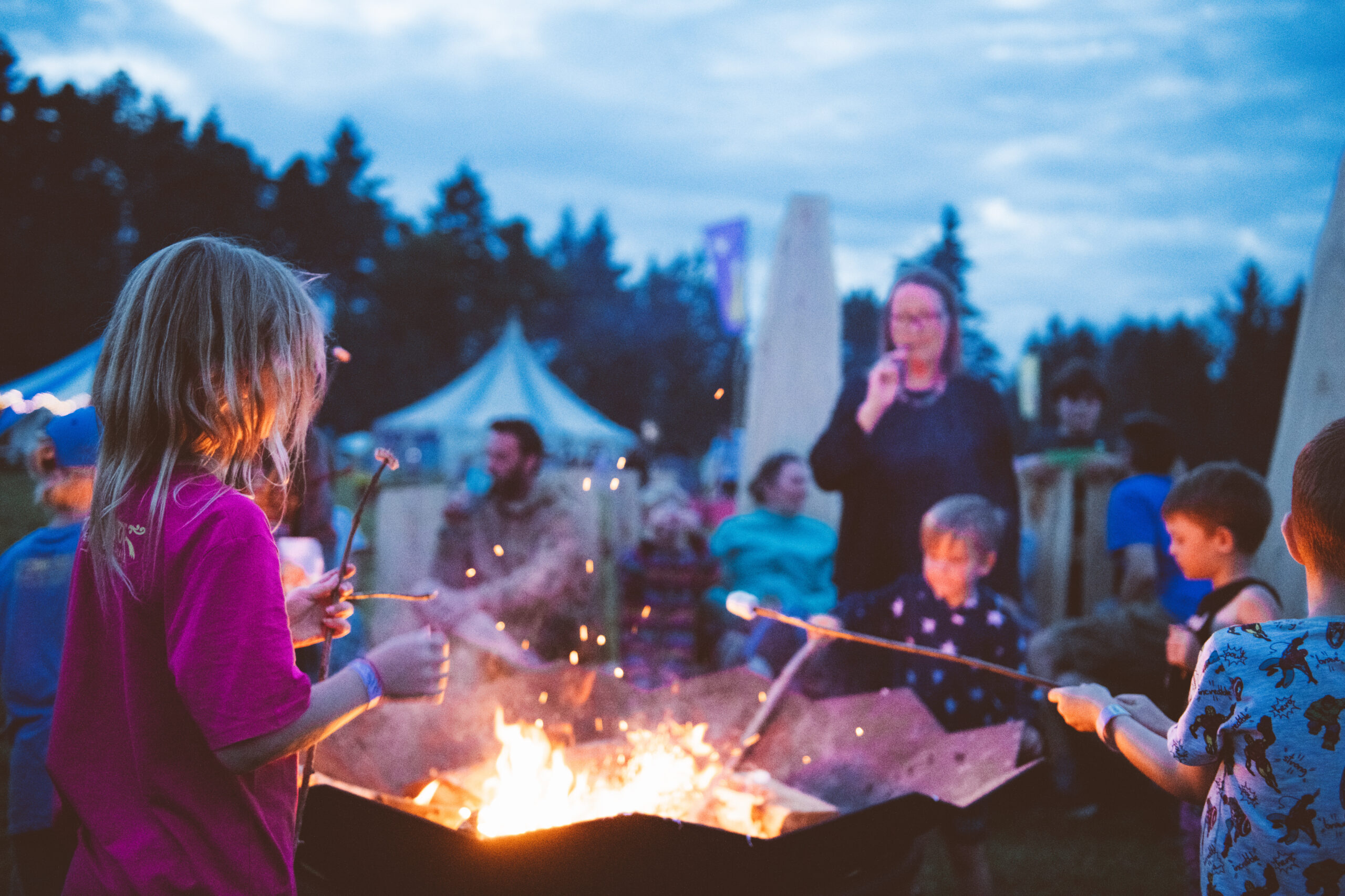 Campfire Starry Village